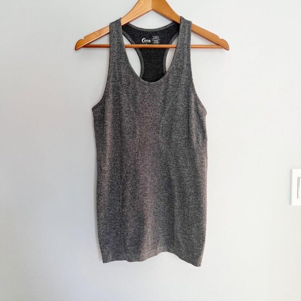 Zyia Active Fog Grey Copper Charge Tank